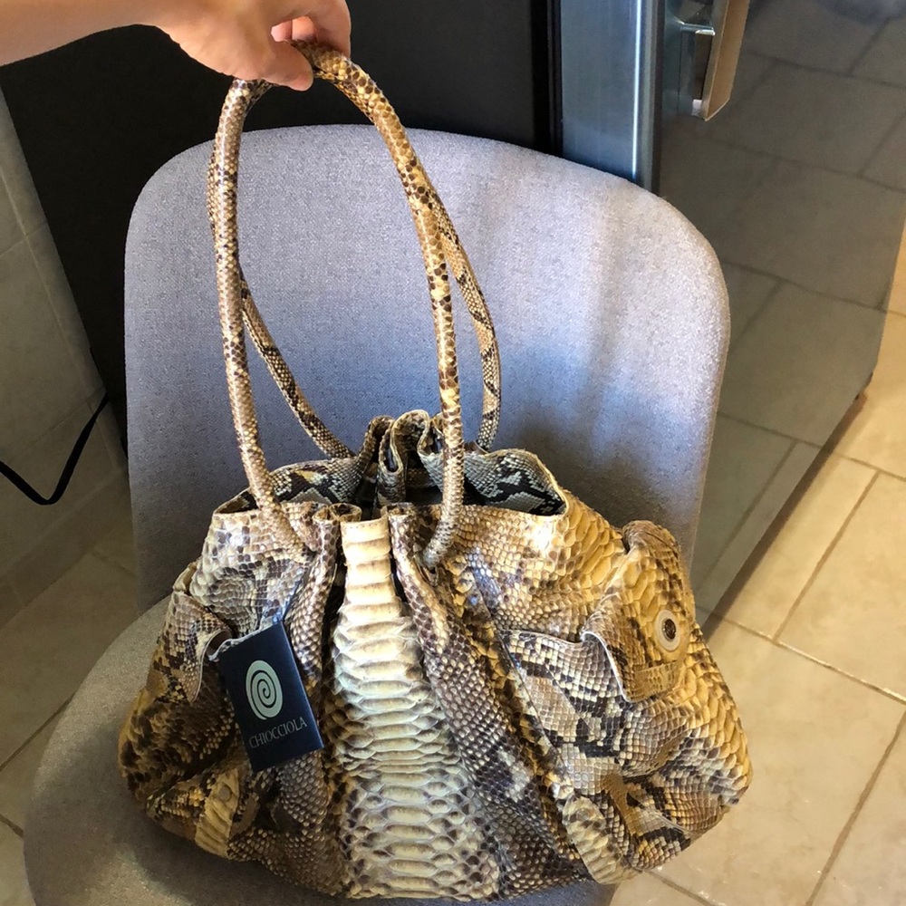 Chiocciola python bag - Picture 2 of 9